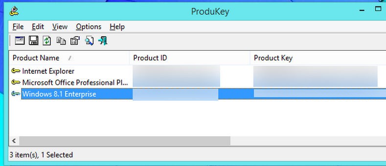 Программа ProducKey