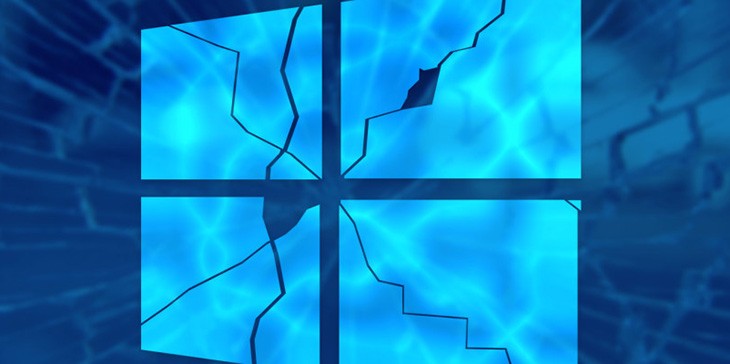 Разбитый логотип Windows