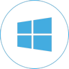 Логотип Windows 10 в окружности