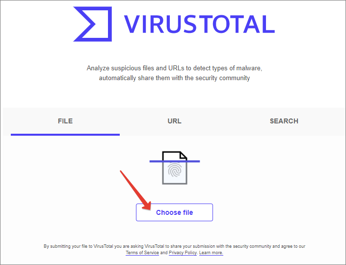 Проверка на сайте virustotal.com